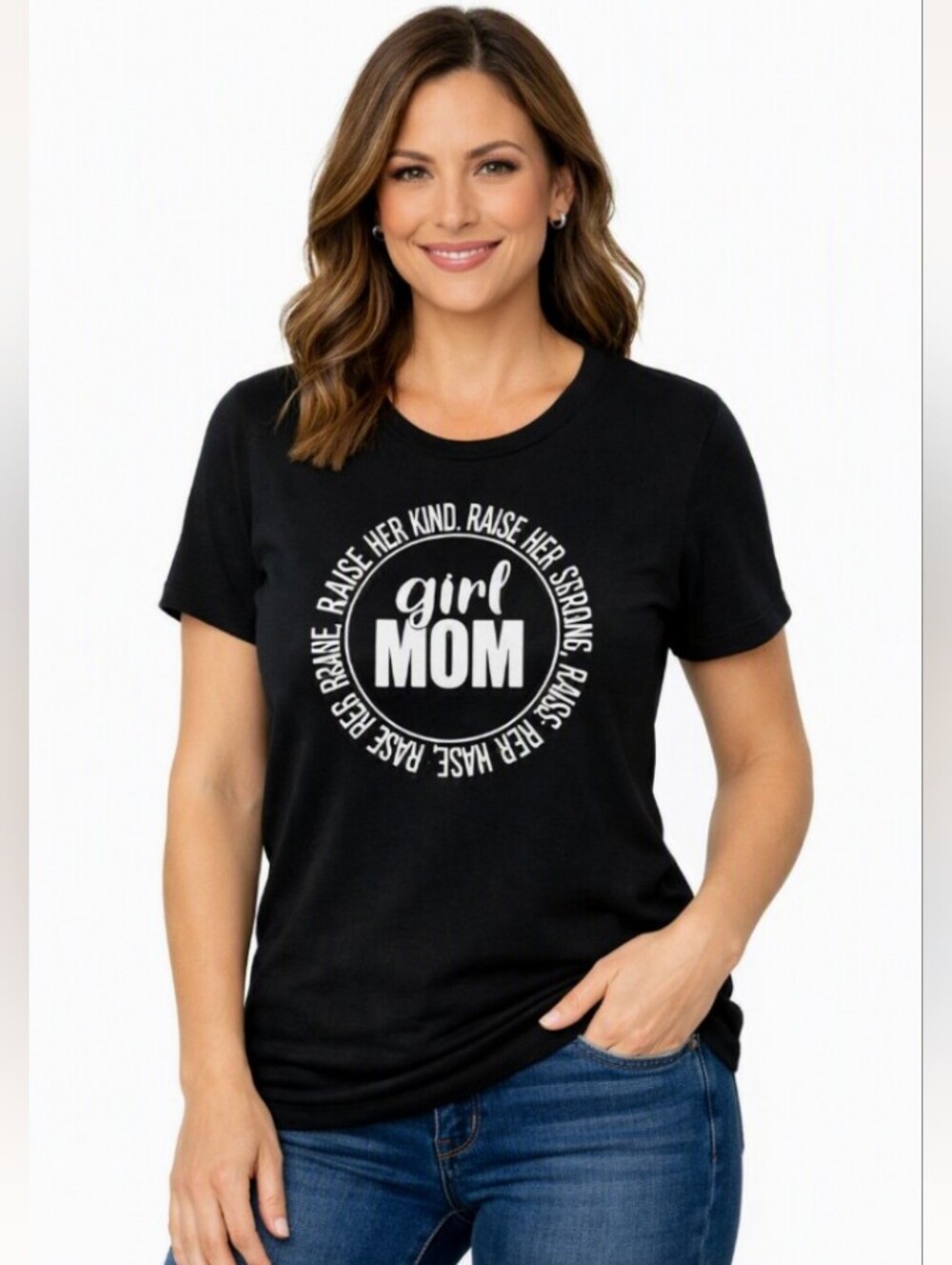 "Girl Mom" Graphic Tee Size Xl